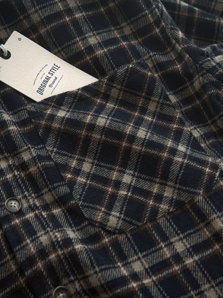 ‌Japanese Vintage Heavyweight  - Flannel Plaid Shirt Heavy Weight recension och pris