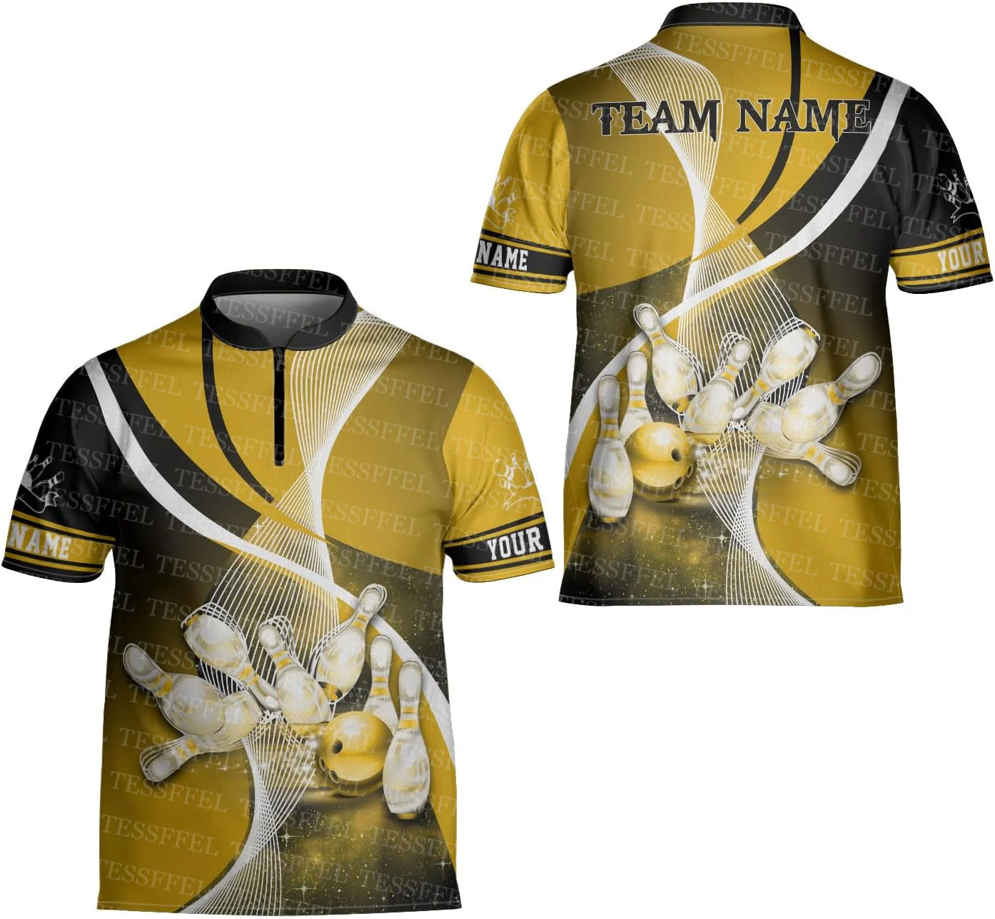 Custom Name Graffiti Flame Str - Short Sleeve Bowling Shirt Retro recension och pris