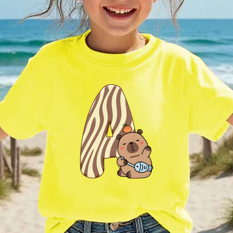 Capybara 26 Alphabet Kids T-sh - Shirts recension och pris