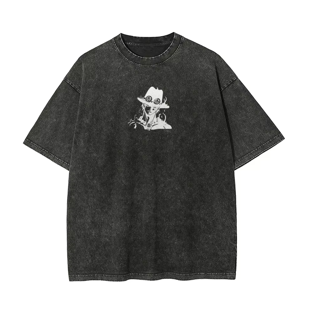 Ace T Shirt Men One Piece Acid - Acid Wash Vintage Graphic T Shirt recension och pris