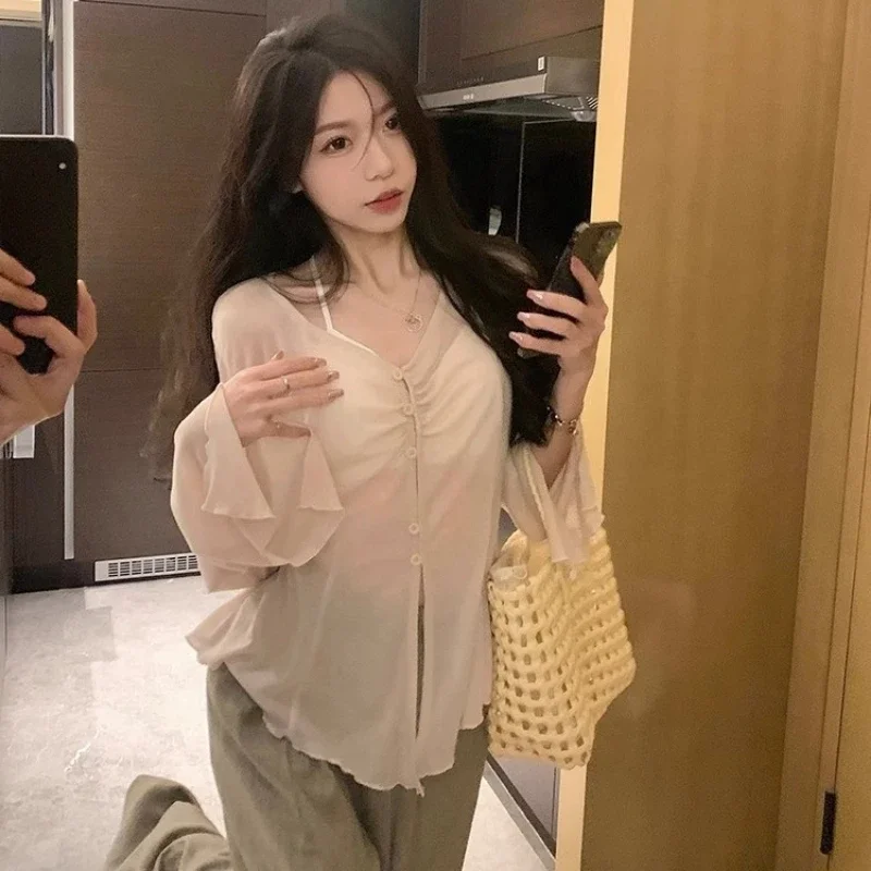 Sheer Flare Sleeve Blouse - Y2 - Shirts recension och pris