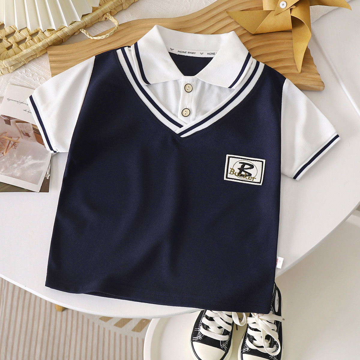 1pcs Summer Kid College Style  - Shirts recension och pris
